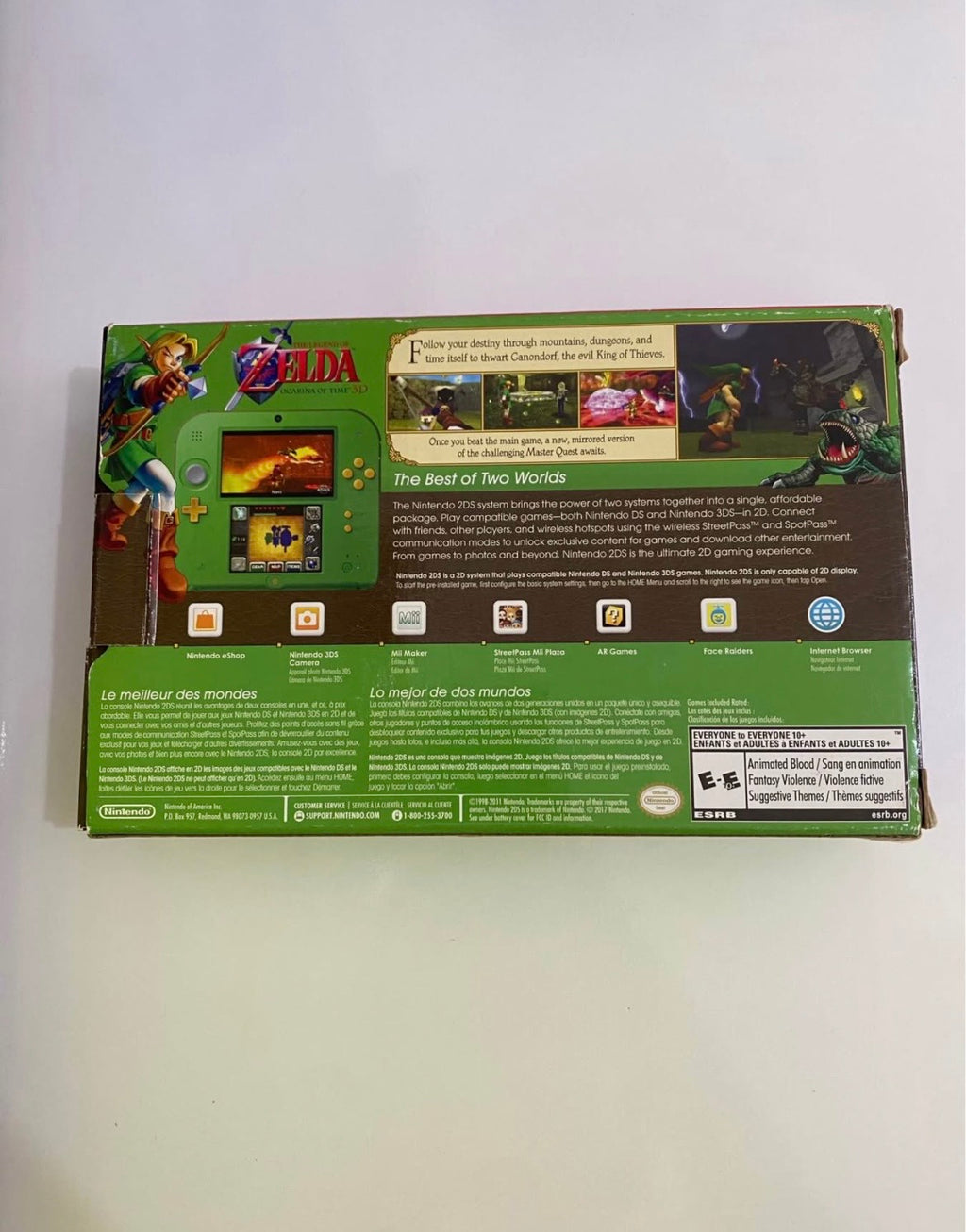 Nintendo 2Ds Edição Zelda CIB