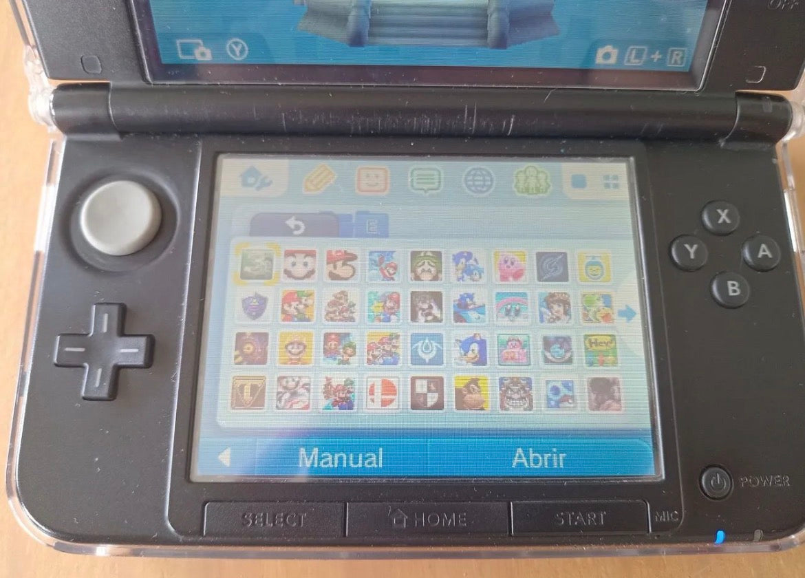 🎮 Nintendo 3DS XL Edição Mario – Conservado! Desbloqueado