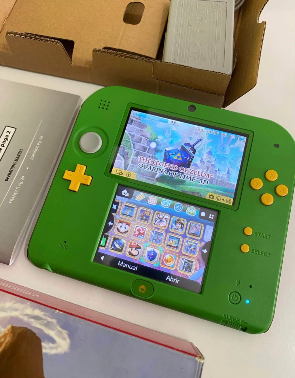 Nintendo 2Ds Edição Zelda CIB