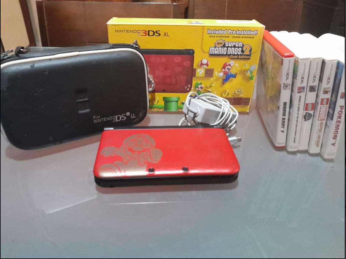 Nintendo 3DS XL Edição Mario Bros Original