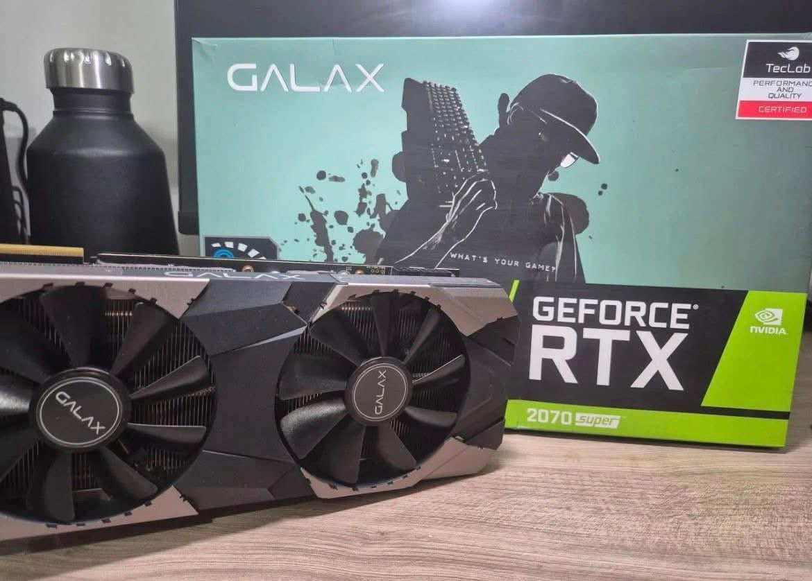 Placa de vídeo RTX 2070 GALAX super