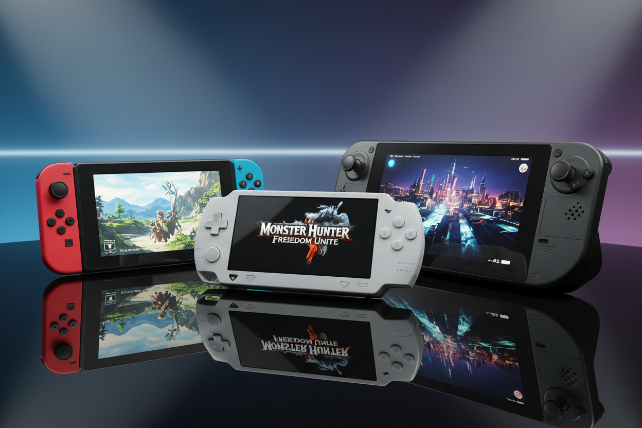 Outros consoles portáteis tipo psp , switch 2, steandeck, 